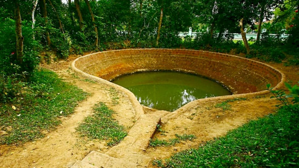 Di tích giếng Cốc tại Khu di tích Kim Liên
